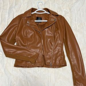 Dynamite Faux Leather Moto Jacket
